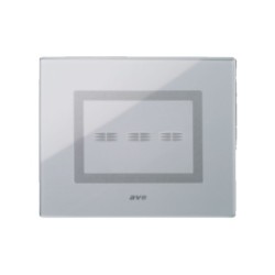 PLAQUE VERA 44 TOUCH RECTANGULAIRE GRIS OPAQUE 3 MODULES 3 COMMANDES|sfh|a58c37a3d5e9|