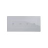PLAQUE VERA 44 TOUCH RECTANGULAIRE GRIS OPAQUE 7 MODULES 4 COMMANDES|sfh|cbc89f40f22d|