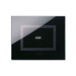 PLAQUE VERA 44 TOUCH RECTANGULAIRE NOIR ABSOLU 3 MODULES 1 COMMANDE|sfh|98bd6690c318|