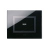 PLAQUE VERA 44 TOUCH RECTANGULAIRE NOIR ABSOLU 3 MODULES 1 COMMANDE|sfh|98bd6690c318|