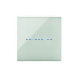 PLAQUE YOUNG TOUCH 44 CARRÉE VERT SAUGE 2 MODULES|sfh|c99c266bc4df|