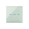 PLAQUE YOUNG TOUCH 44 CARRÉE VERT SAUGE 2 MODULES|sfh|c99c266bc4df|