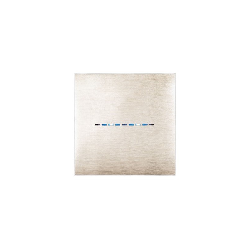 PLAQUE YOUNG TOUCH 44 CARRÉE BEIGE BROSSÉ 3D 2 MODULES|sfh|cab58fd4b9b9|