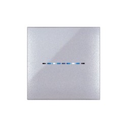 PLAQUE YOUNG TOUCH 44 CARRÉE GRIS MÉTALLISÉ 2 MODULES|sfh|8c73d7fd9eac|