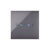PLAQUE YOUNG TOUCH 44 CARRÉE GRIS CENDRÉ 2 MODULES|sfh|2ecb8e1ebffc|