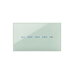 PLAQUE YOUNG TOUCH 44 RECTANGULAIRE VERT SAUGE 4 MODULES|sfh|c4b0e8704b61|