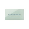 PLAQUE YOUNG TOUCH 44 RECTANGULAIRE VERT SAUGE 4 MODULES|sfh|875fd705c2b9|
