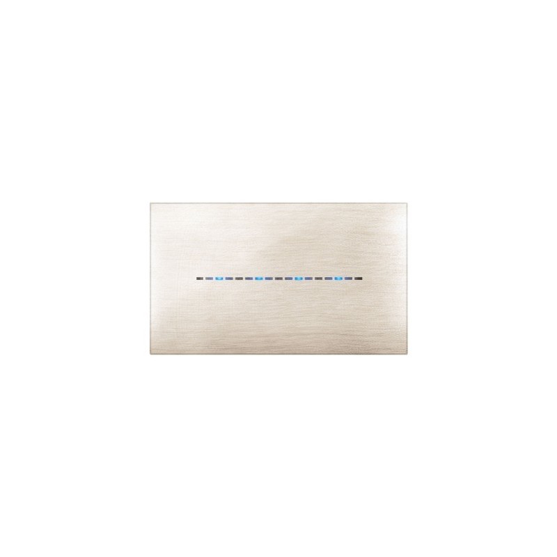 PLAQUE YOUNG TOUCH 44 RECTANGULAIRE BEIGE BROSSÉ 3D 4 MODULES|sfh|ae3750f76786|