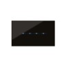 PLAQUE YOUNG TOUCH 44 RECTANGULAIRE NOIR ABSOLU 4 MODULES|sfh|22d5dab9c9b0|