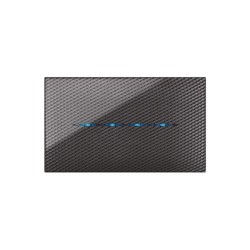 PLAQUE YOUNG TOUCH 44 RECTANGULAIRE CHARBON FONCÉ 4 MODULES|sfh|300a334698d3|