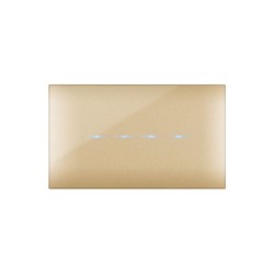 PLAQUE YOUNG TOUCH 44 RECTANGULAIRE DORÉ 4 MODULES|sfh|18cb1e5dc8ca|