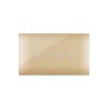 PLAQUE YOUNG TOUCH 44 RECTANGULAIRE DORÉ 4 MODULES|sfh|18cb1e5dc8ca|