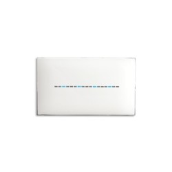 PLAQUE YOUNG TOUCH 44 RECTANGULAIRE BLANC TOTAL 4 MODULES|sfh|aee5bd3b90f7|
