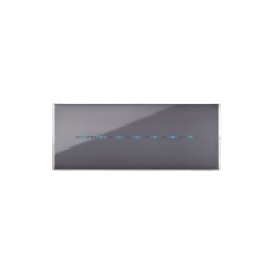 PLAQUE YOUNG TOUCH 44 RECTANGULAIRE GRIS CENDRÉ 7 MODULES|sfh|d0f540d41c66|