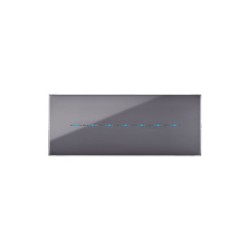 PLAQUE YOUNG TOUCH 44 RECTANGULAIRE GRIS CENDRÉ 7 MODULES|sfh|b5536efc1da0|