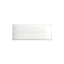 PLAQUE YOUNG TOUCH 44 RECTANGULAIRE BLANC TOTAL 7 MODULES|sfh|6ae6fb42a26a|