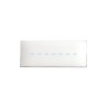 PLAQUE YOUNG TOUCH 44 RECTANGULAIRE BLANC TOTAL 7 MODULES|sfh|b7e63ec901fb|