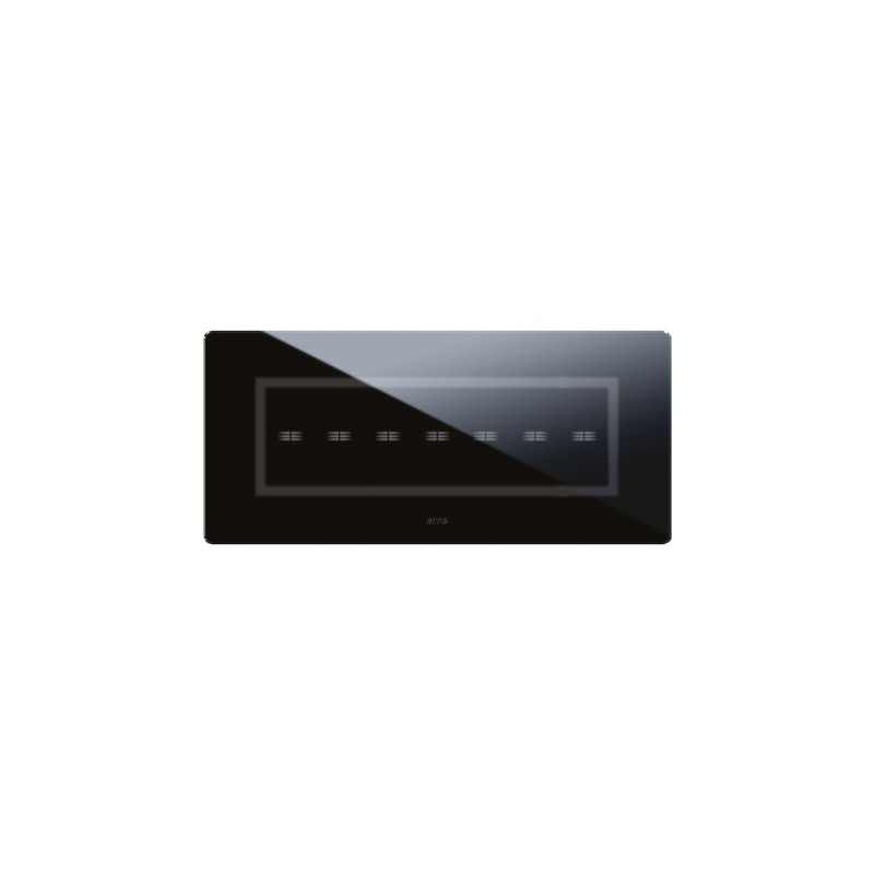 PLAQUE VERA 44 TOUCH RECTANGULAIRE NOIR ABSOLU 7 MODULES 7 COMMANDES|sfh|0cadb6a7a5f2|