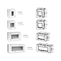 Boîte Apparente noir mat 1 module|sfh|3a9aef4b4f77|