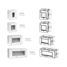 Boîte Apparente noir mat 2 modules|sfh|ae37cf3fb337|