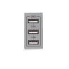 Chargeur USB Triple SYLVIA 43|sfh|74c536e6d54b|