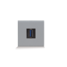 Prise passante USB 3.0 2 Modules SYLVIA 43|sfh|e947ff5fcfbd|