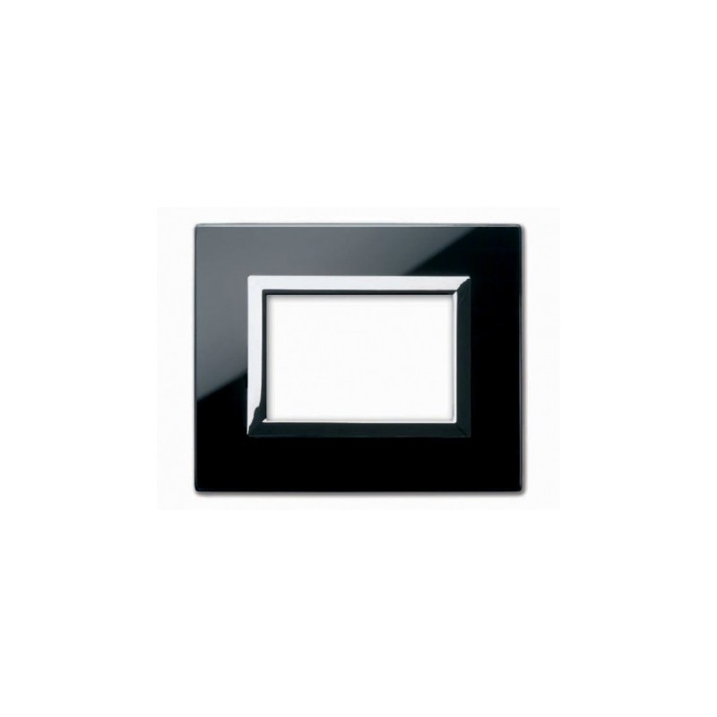 PLAQUE VERA 44 RECTANGULAIRE EN VERRE NOIR ABSOLU 3 MODULES|sfh|ba49f4d0ae41|