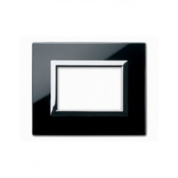PLAQUE VERA 44 RECTANGULAIRE EN VERRE NOIR ABSOLU 3 MODULES|sfh|fcbc91a4ed28|