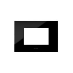 PLAQUE YOUNG 44 RECTANGULAIRE NOIR ABSOLU 3 MODULES|sfh|5dcdf8215b6f|