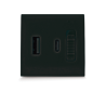 Chargeur USB ULTRA RAPIDE (PD) 20W TYPE A+C 2 MODULES NERA 43|sfh|9894d4d41f1e|