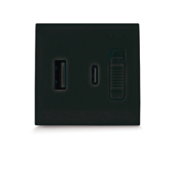 Chargeur USB ULTRA RAPIDE (PD) 20W TYPE A+C 2 MODULES NERA 43|sfh|6235c27a4c4f|
