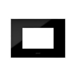 PLAQUE YOUNG 44 RECTANGULAIRE NOIR ABSOLU 3 MODULES|sfh|bebb3495ded8|