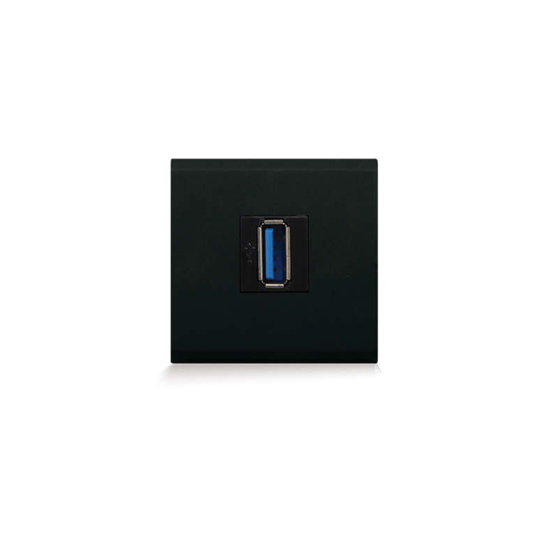 Prise passante USB 3.0 2 Modules NERA 43|sfh|2094bed38a35|