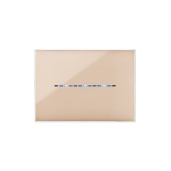 PLAQUE YOUNG TOUCH 44 RECTANGULAIRE SABLE 3 MODULES|sfh|69532e61fae9|