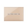 PLAQUE YOUNG TOUCH 44 RECTANGULAIRE SABLE 3 MODULES|sfh|b65549dc8080|