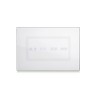 PLAQUE VERA 44 TOUCH RECTANGULAIRE BLANC 4 MODULES 4 COMMANDES|sfh|d7192e969531|