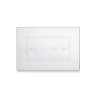 PLAQUE VERA 44 TOUCH RECTANGULAIRE BLANC 4 MODULES 4 COMMANDES|sfh|5fae38b84ad8|