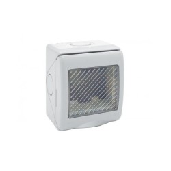 BOITE ETANCHE APPARENTE IP55 2 MODULES S45 BLANC|sfh|09531dd70c72|