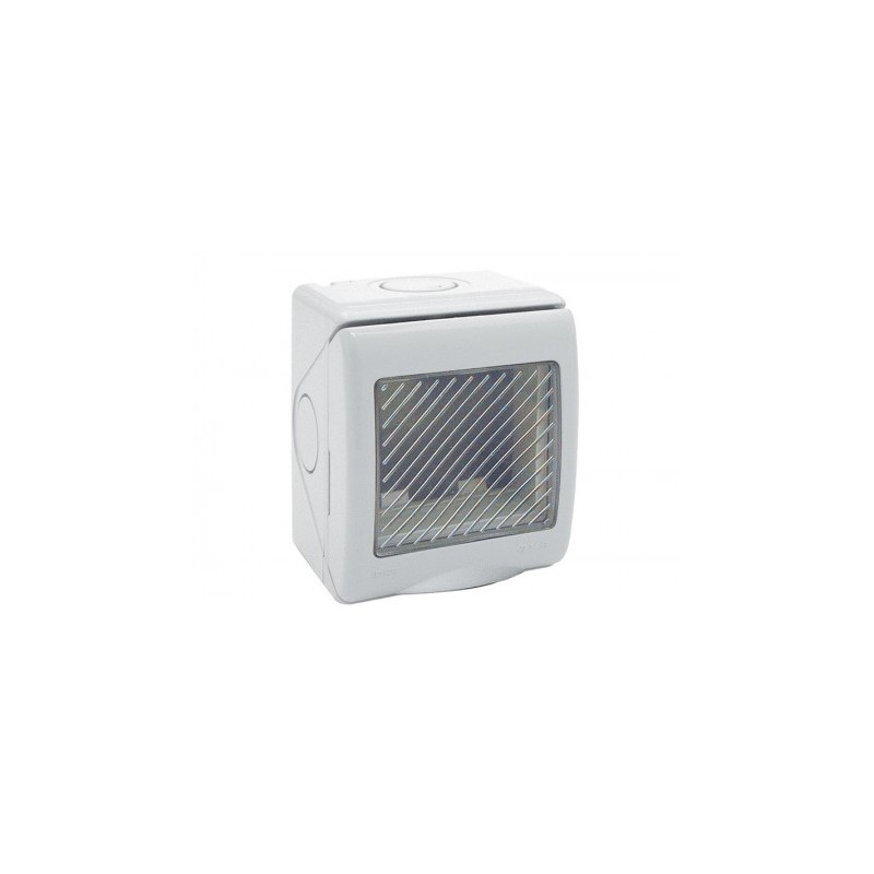BOITE ETANCHE APPARENTE IP55 2 MODULES S45 BLANC|sfh|09531dd70c72|