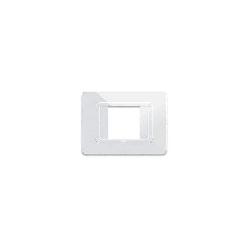 PLAQUE TECHNOPOLYMERE 44 RECTANGULAIRE BLANC 2 MODULES|sfh|dabfe248f842|