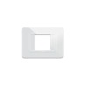 PLAQUE TECHNOPOLYMERE 44 RECTANGULAIRE BLANC 2 MODULES|sfh|dabfe248f842|