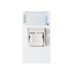PRISE INFORMATIQUE 8+1 PLOTS RJ45 CAT 5ES STP BLANC|sfh|6698068e020b|