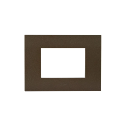 PLAQUE SMART EASY 44 RECTANGULAIRE BRONZE MAT 3 MODULES|sfh|80298f2ff11a|