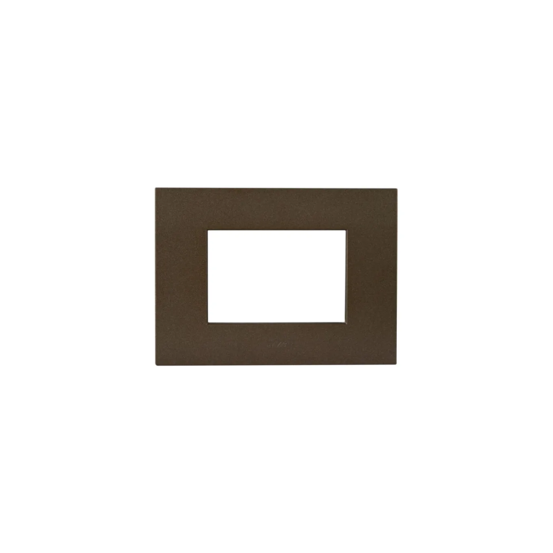 PLAQUE SMART EASY 44 RECTANGULAIRE BRONZE MAT 3 MODULES|sfh|80298f2ff11a|