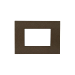 PLAQUE SMART EASY 44 RECTANGULAIRE BRONZE MAT 3 MODULES|sfh|728f9231153a|