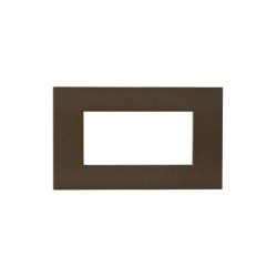 PLAQUE SMART EASY 44 RECTANGULAIRE BRONZE MAT 4 MODULES|sfh|d4eca104e89c|