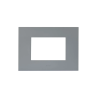 PLAQUE SMART EASY 44 RECTANGULAIRE GRIS MAT 3 MODULES|sfh|cbec1c0dcfb3|