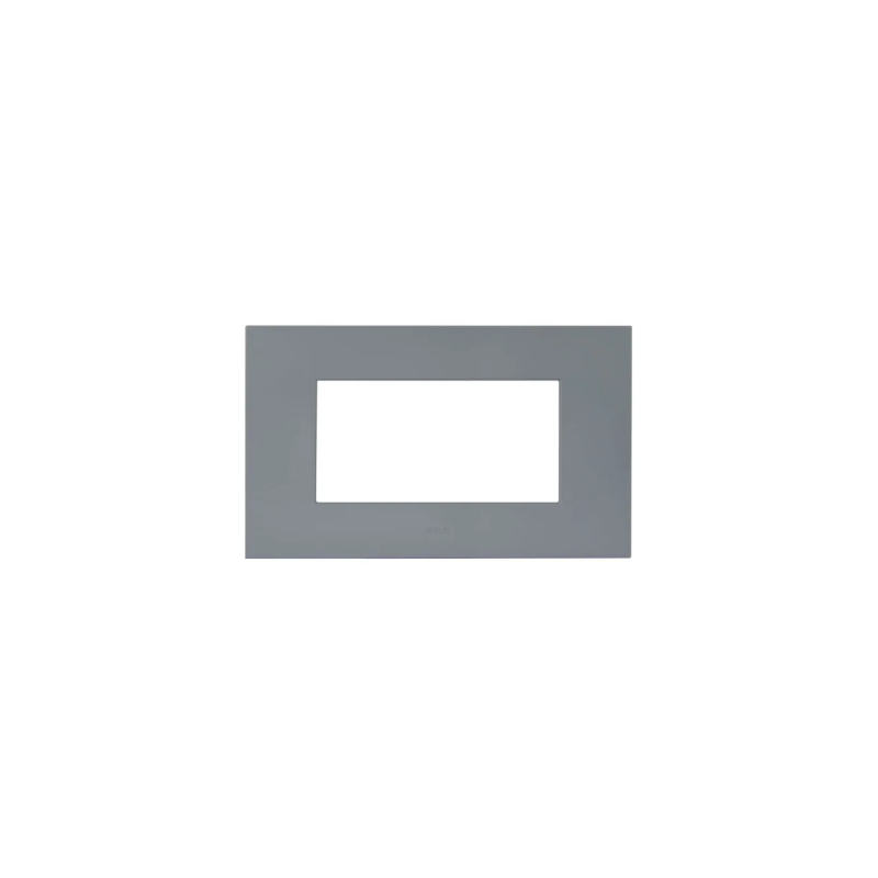 PLAQUE SMART EASY 44 RECTANGULAIRE GRIS MAT 4 MODULES|sfh|ee793b3a5ba8|