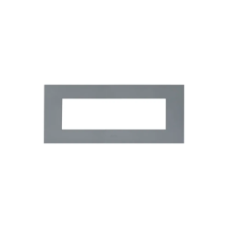PLAQUE SMART EASY 44 RECTANGULAIRE GRIS MAT 7 MODULES|sfh|cc5acc30632b|
