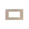 PLAQUE SMART EASY 44 RECTANGULAIRE DORÉ MAT 4 MODULES|sfh|72846c46faa4|